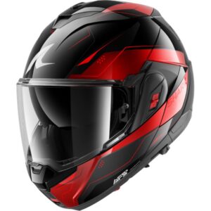 CASCO SHARK OXO MEKARIUM Black Chrom Red