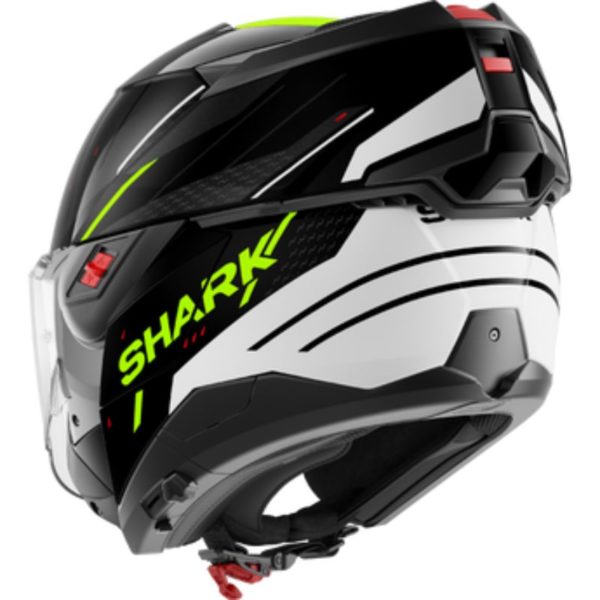 Casco Shark OXO RYDGER Black White Yellow