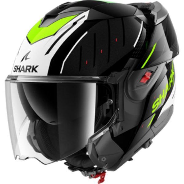 Casco Shark OXO RYDGER Black White Yellow