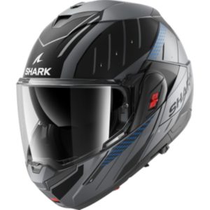 Casco Shark OXO RYDGER Mat Anthracite Blue Black