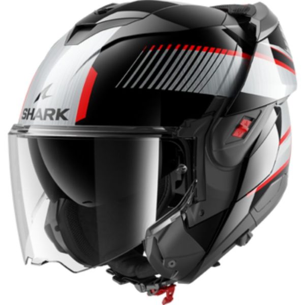 Casco Shark OXO SIKTER Black Chrom Silver