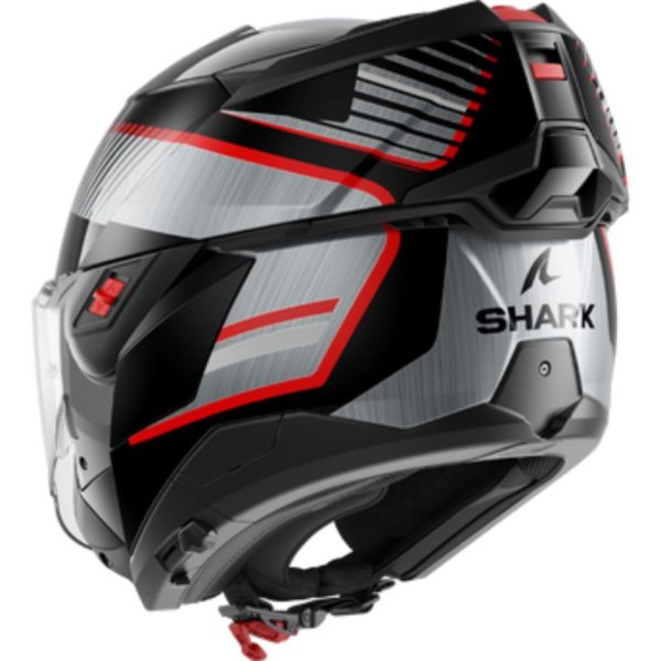 Casco Shark OXO SIKTER Black Chrom Silver