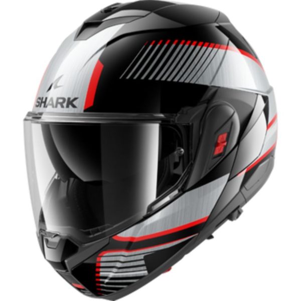 Casco Shark OXO SIKTER Black Chrom Silver