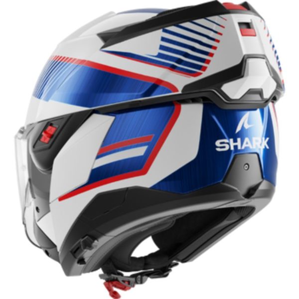 Casco Shark OXO SIKTER White Chrome Blue