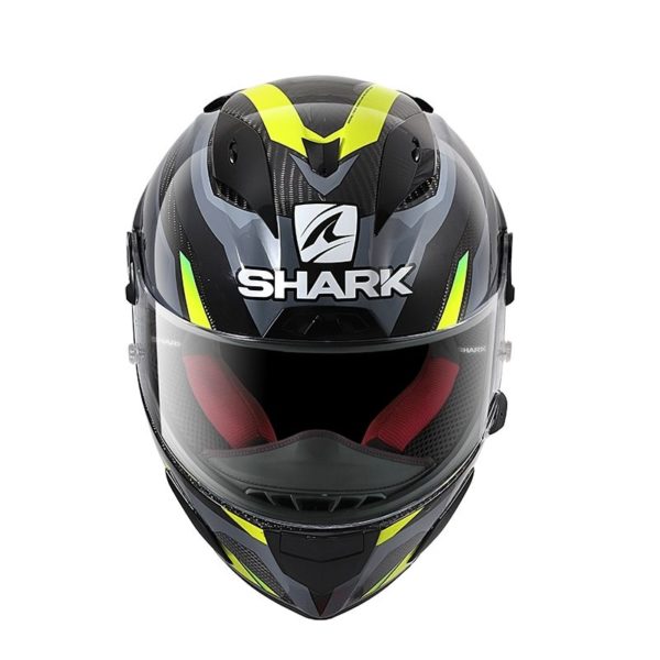 Casco Shark RACE-R PRO CARBON ASPY Carbon Anthracite Yellow