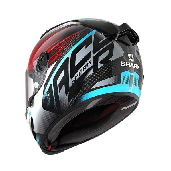 Casco Shark RACE-R PRO CARBON ASPY Carbon Red Blue