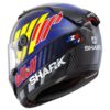 Casco Shark RACE-R PRO CARBON ZARCO SPEEDB Carbon Blue Red - Imagen 3
