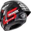 CASCO SHARK RACE-R PRO GP 06 REPLICA ZARCO WINTER TEST Carbon Chrome Red - Imagen 4