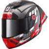 CASCO SHARK RACE-R PRO GP 06 REPLICA ZARCO WINTER TEST Carbon Chrome Red
