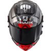CASCO SHARK RACE-R PRO GP 06 REPLICA ZARCO WINTER TEST Carbon Chrome Red - Imagen 2