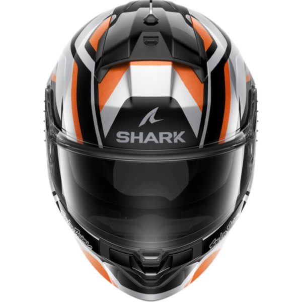 Casco Shark RIDILL 2 APEX Silver Black Orange