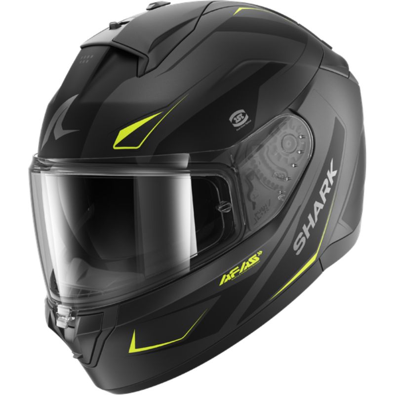 CASCO SHARK RIDILL 2 MEKARIUM Mat Anthracite Anthracite Yellow