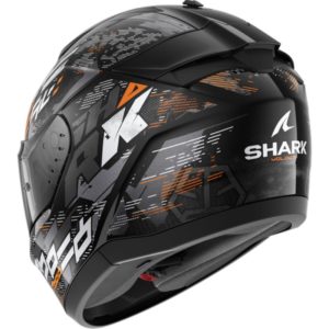 Casco Shark RIDILL 2 MOLOKAI Black Silver Orange