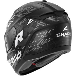 Casco Shark RIDILL 2 MOLOKAI Mat Black White Silver