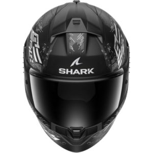 Casco Shark RIDILL 2 MOLOKAI Mat Black White Silver