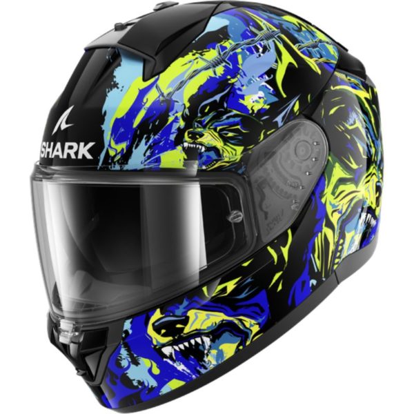 Casco Shark RIDILL 2 RAGING BEAST Black Blue Green