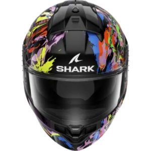 CASCO SHARK RIDILL 2 Raging Beast Black Violet Yellow