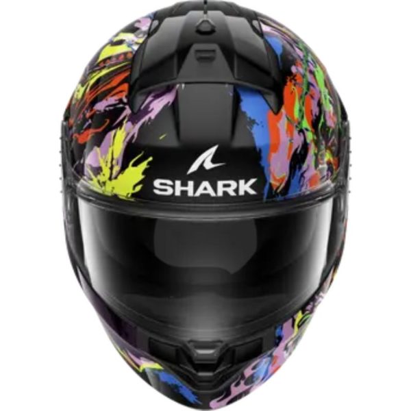 Casco Shark RIDILL 2 RAGING BEAST Black Violet Yellow