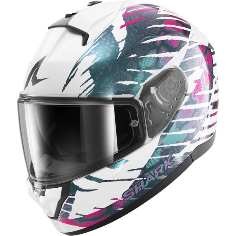 CASCO SHARK RIDILL 2 REPTAIA White Violet Cameleon