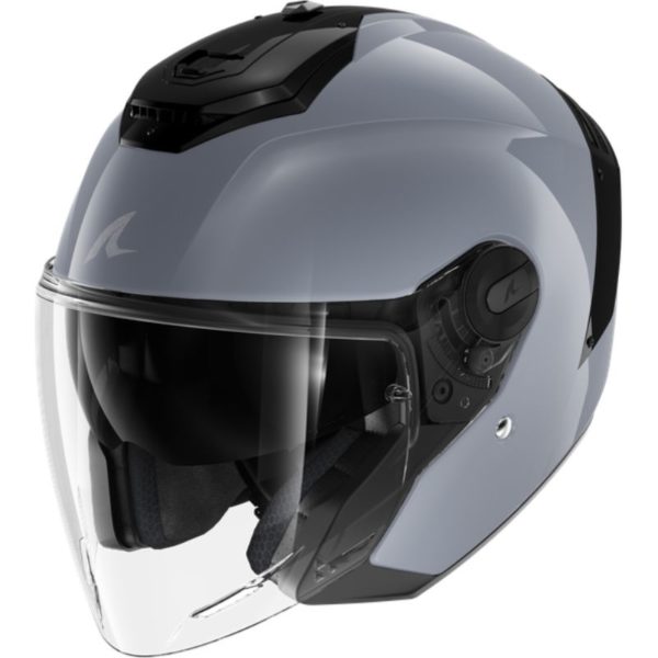 Casco Shark RS JET BLANK Gun Silver