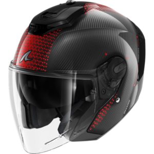 Casco Shark RS JET CARBON IKONIK Carbon Red Chrom