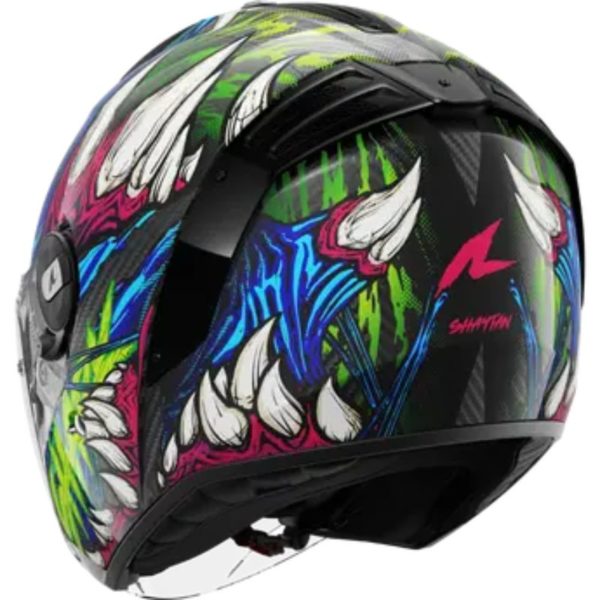 Casco Shark RS JET CARBON SHAYTAN Black Green Violet