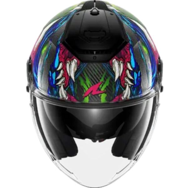 Casco Shark RS JET CARBON SHAYTAN Black Green Violet