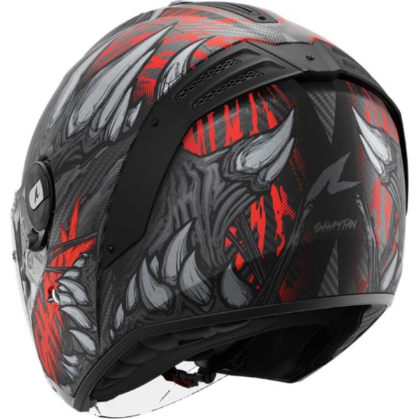 Casco Shark RS JET CARBON SHAYTAN Mat Black Red Anthracite