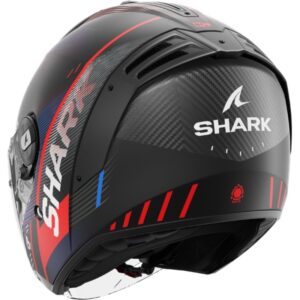 CASCO SHARK RS JET CARBON SPEED-TECH Mat Carbon Blue Red