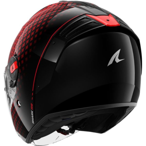 Casco Shark RS JET STRIDE Black Red Anthracite