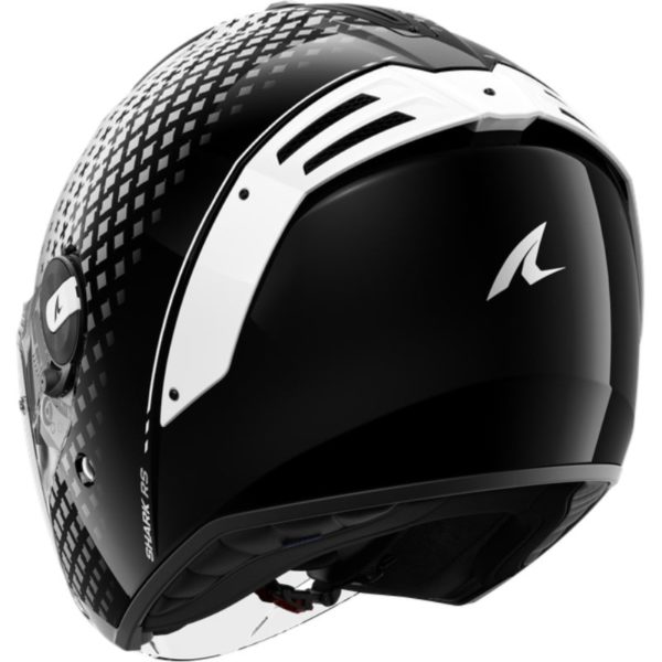 Casco Shark RS JET STRIDE Black White Black