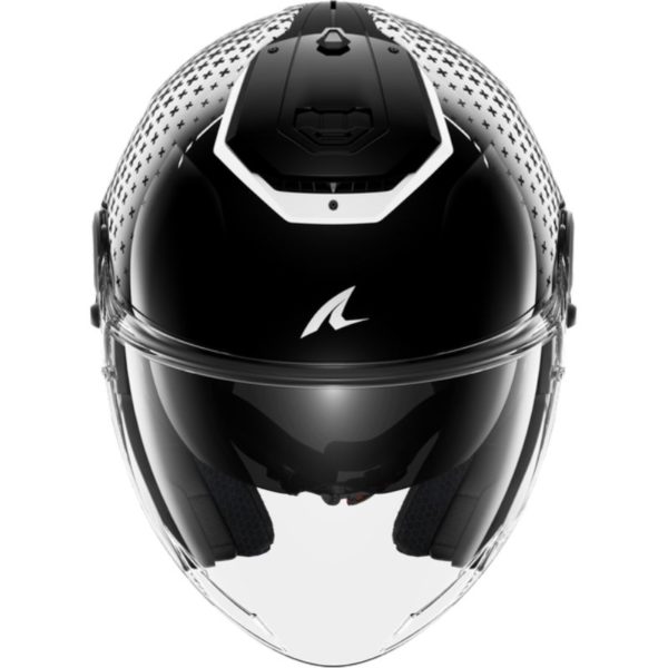 Casco Shark RS JET STRIDE Black White Black