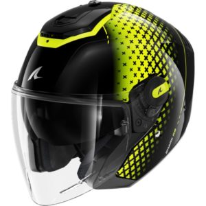 Casco Shark RS JET STRIDE Black Yellow Silver