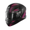 CASCO SHARK SKWAL 2 HALLDER Mat Black Anthracite Purple