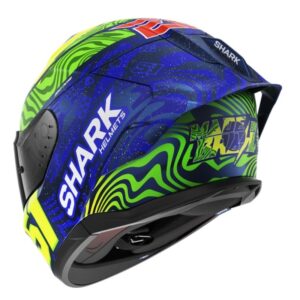 CASCO SHARK SKWAL CUP GRANADO Mat Blue Green Yellow