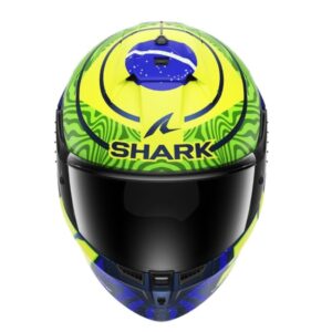CASCO SHARK SKWAL CUP GRANADO Mat Blue Green Yellow