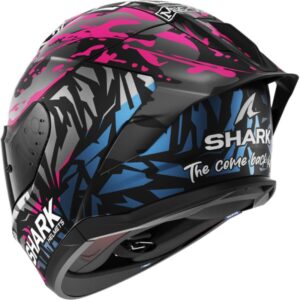 CASCO SHARK SKWAL CUP REPLICA REDDING Mat Black Violet Blue