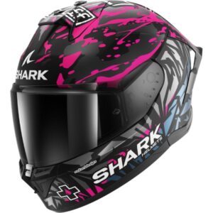 CASCO SHARK SKWAL CUP REPLICA REDDING Mat Black Violet Blue