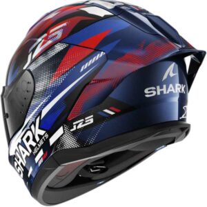 CASCO SHARK SKWAL CUP REPLICA ZARCO GP DE FRANCE Blue Chrome Red