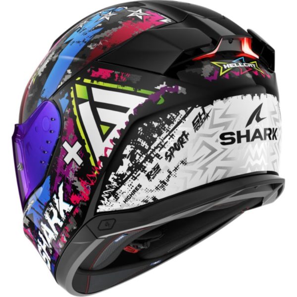 CASCO SHARK SKWAL i3 HELLCAT Black Chrom Blue