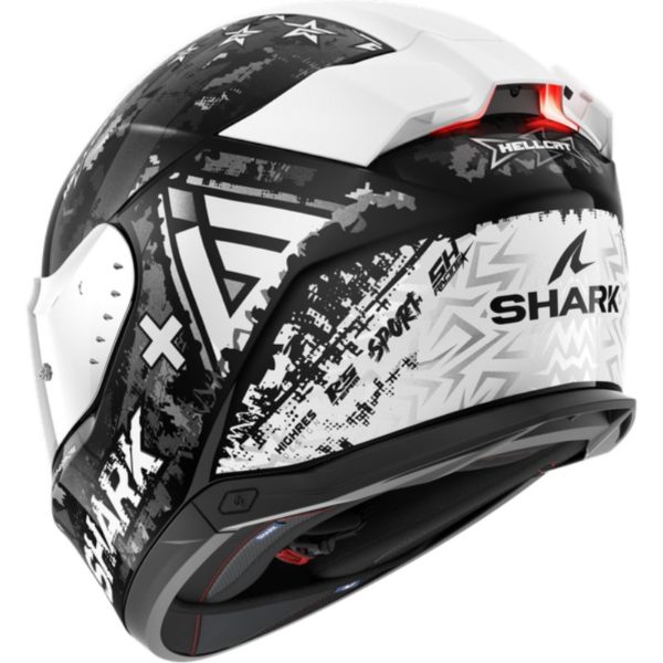 CASCO SHARK SKWAL i3 HELLCAT Black Chrom Silver