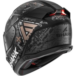 CASCO SHARK SKWAL i3 HELLCAT Mat Black Chrom Anthracite