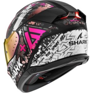 CASCO SHARK SKWAL i3 HELLCAT Mat Black Chrom Purple