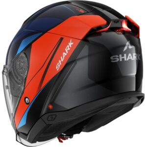 CASCO SHARK SKWAL i3 JET MEKARIUM Black Chrom Orange