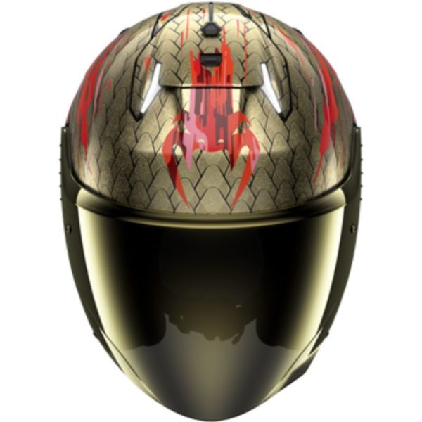 Casco Shark SKWAL i3 JET VENUM Black Red Gold