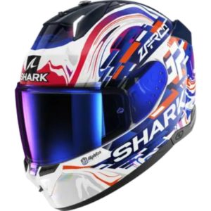 CASCO SHARK SKWAL i3 REPLICA ZARCO GP DE FCE White Violet Blue