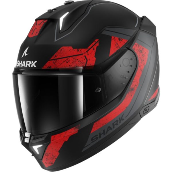 Casco Shark SKWAL i3 RHAD Mat Black Chrom Red