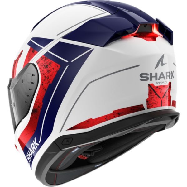 Casco Shark SKWAL i3 RHAD WHITE CHROM RED