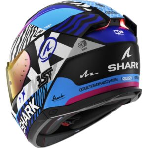 CASCO SHARK SKWAL i3 SPEED-FANCY Black White Blue