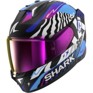 CASCO SHARK SKWAL i3 SPEED-FANCY Black White Blue